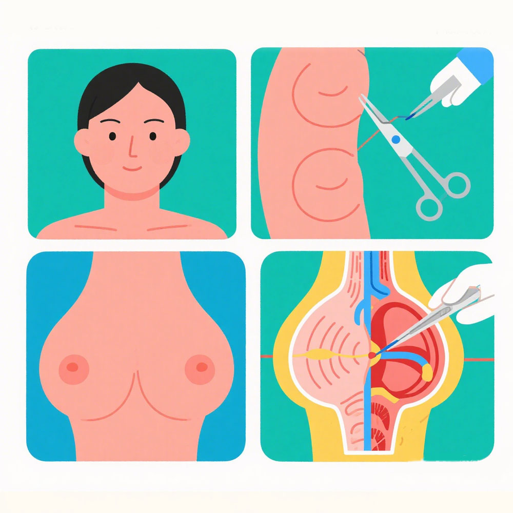 柔软美丽的乳房，高度隐私保护